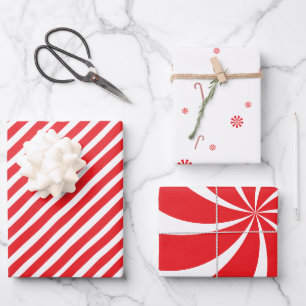 Christmas Candy Overload Wrapping Paper Sheet