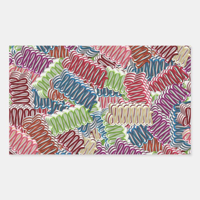 Christmas Candy-RECTANGLE STICKERS (Front)