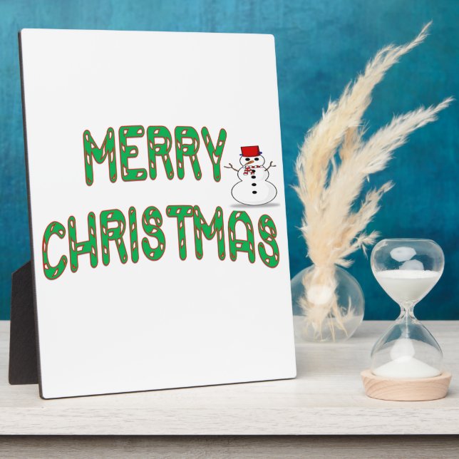 Christmas Candy Stick Plaque (Side)