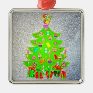 Christmas Candy Tree Metal Tree Decoration