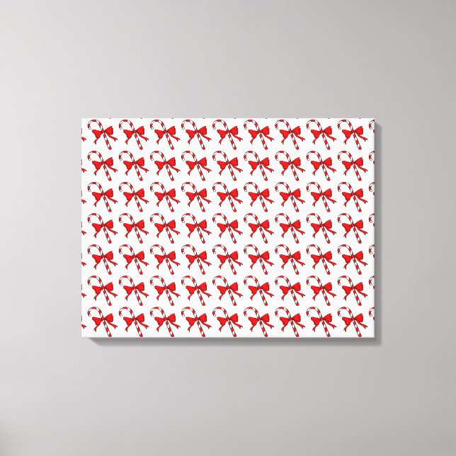 CHRISTMAS CANDYCANE CANVAS PRINT (Front)