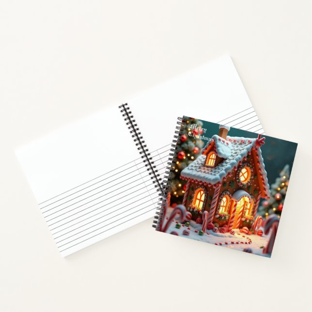 Christmas Candyhouse  Notebook (Inside)