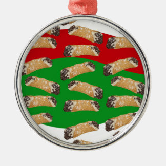 Christmas Cannoli Metal Tree Decoration