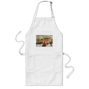 Christmas - Can't wait till Christmas Long Apron