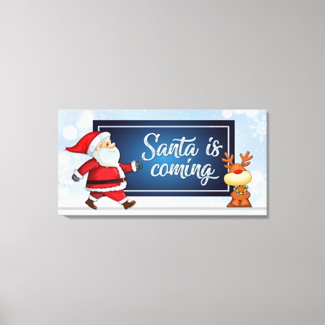 Christmas Canvas Print (Front)