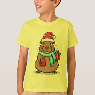Christmas Capybara T-Shirt