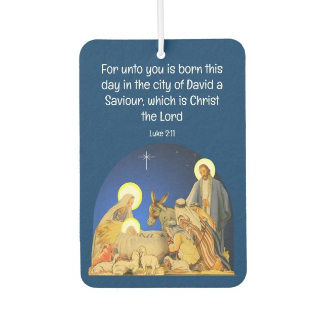 Christmas  car air freshener (Front)