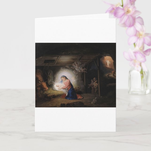 Christmas  card (Orchid)