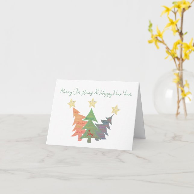 Christmas Card  (Yellow Flower)