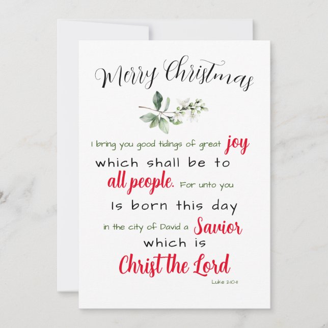 Christmas Card (Front)