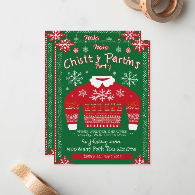 Christmas Card (Front/Back In Situ)