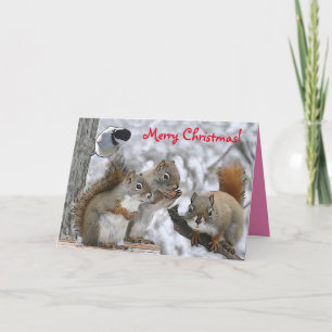 Christmas card 7 x 5" with Mr. Bickles