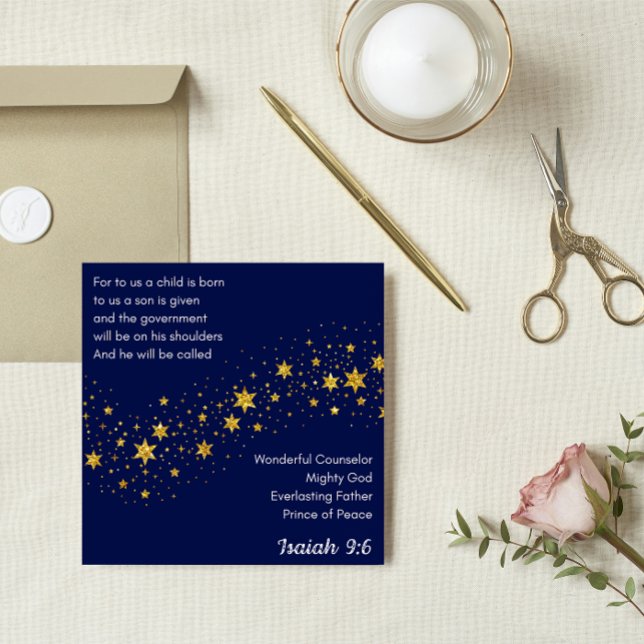 Christmas Card: a Son is given to us Holiday Card (Creator Uploaded)