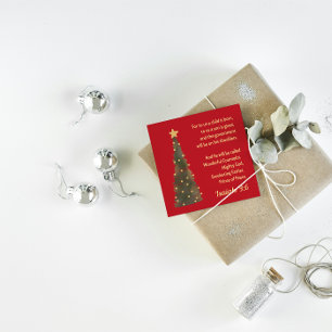 Christmas Card: a Son is given to us Holiday Card