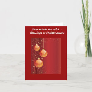 Christmas Card Across the Miles