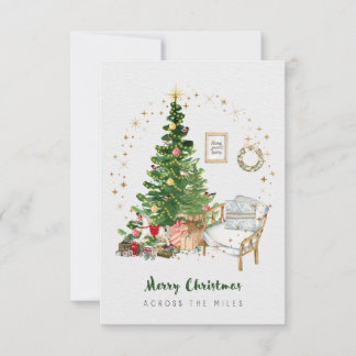 Christmas Card Across the Miles 3.5x5"