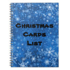 Christmas card address book
