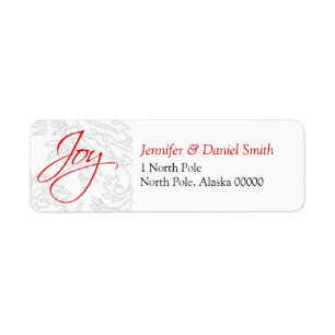 Christmas Card Address Stickers