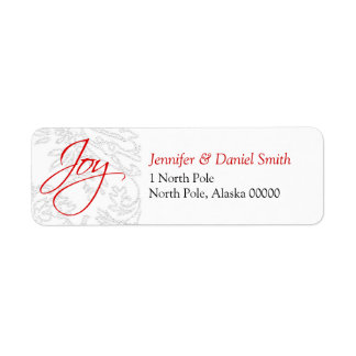 Christmas Card Address Stickers