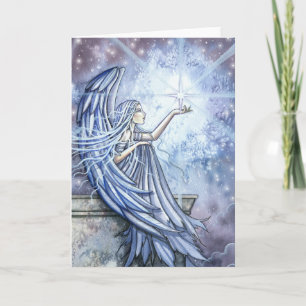 Christmas Card Angel and Star