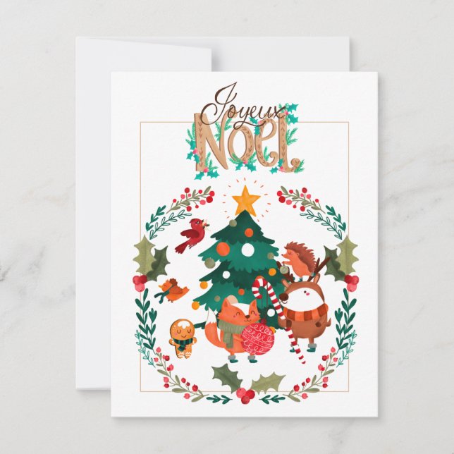 Christmas card - Animals (Front)