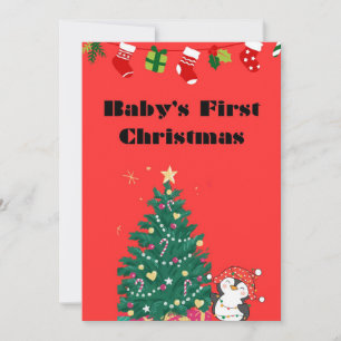 Christmas Card Baby's First Christmas