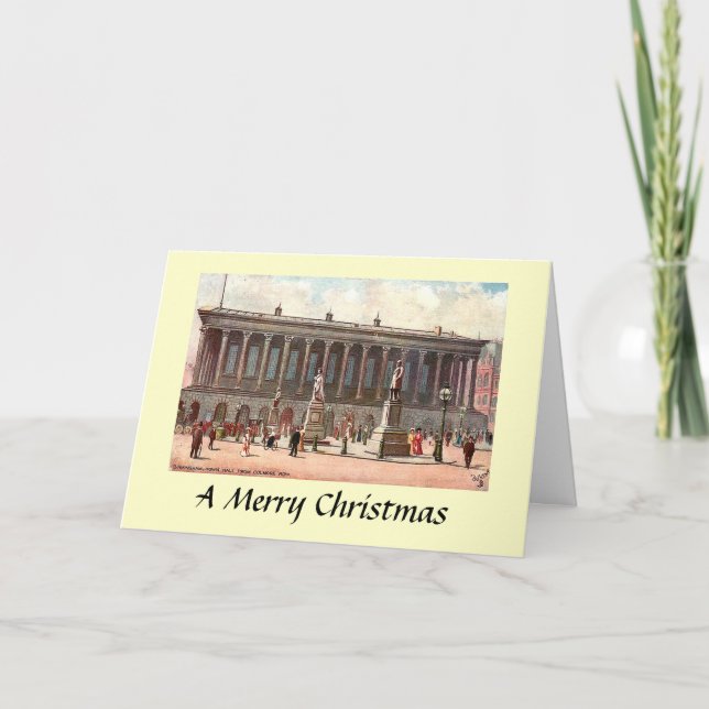 Christmas Card - Birmingham Town Hall (Front)