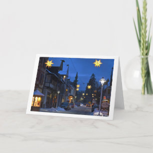 Christmas Card Black Forest town