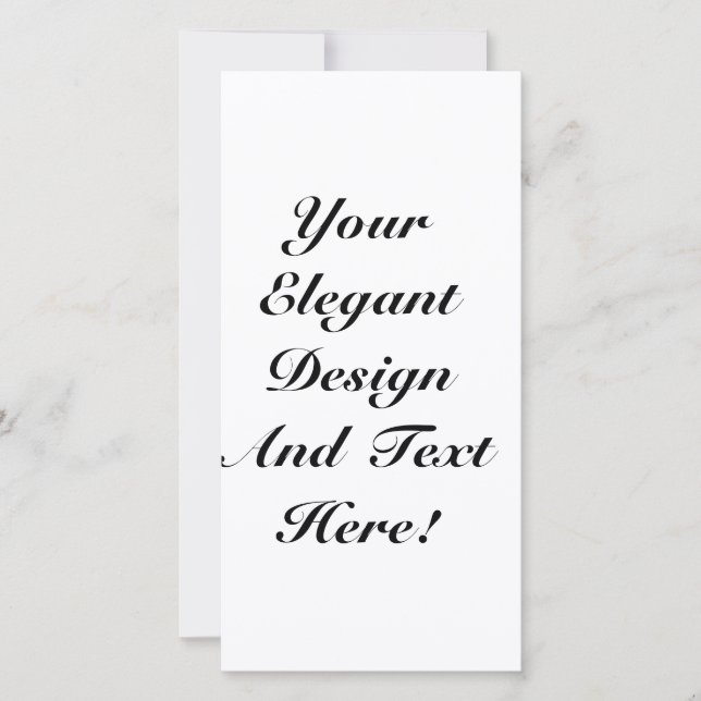 Christmas Card Blank Flat Holiday Card (Front)