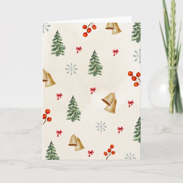 Christmas Card - Blank Inside - Add Custom Message (Front)
