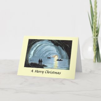 Christmas Card - Blue Grotto, Capri