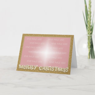 Christmas Card Border - Gold