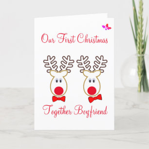 Christmas Card - Boyfriend Husband Mr or His Name
