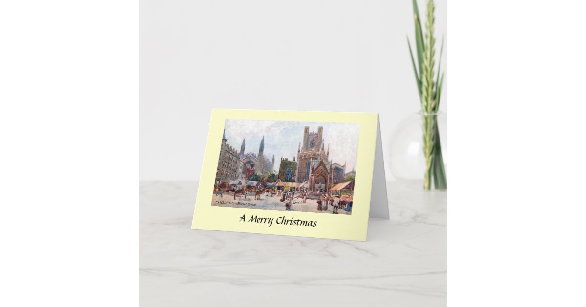 Christmas Card Cambridge Zazzle