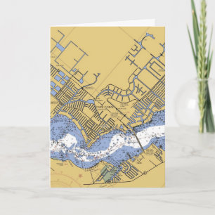 Christmas Card Cape Coral Navigational Chart