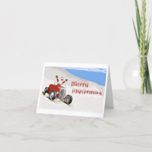 Christmas Card Car Hotrod