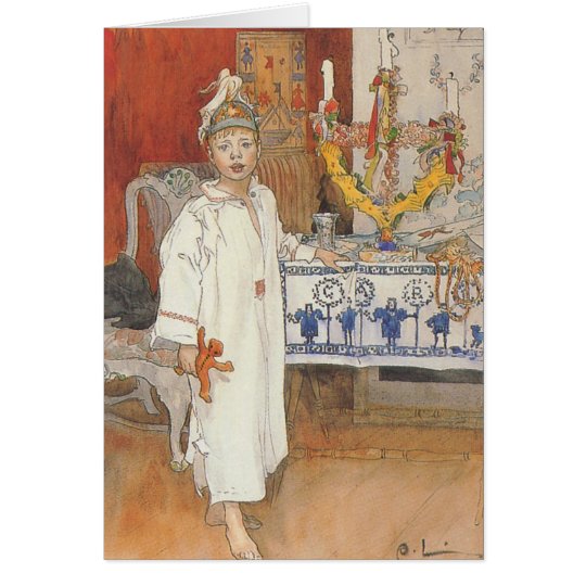Christmas card - Carl Larsson