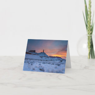 Christmas Card. Castle Valley. Castle Rock, Utah Card