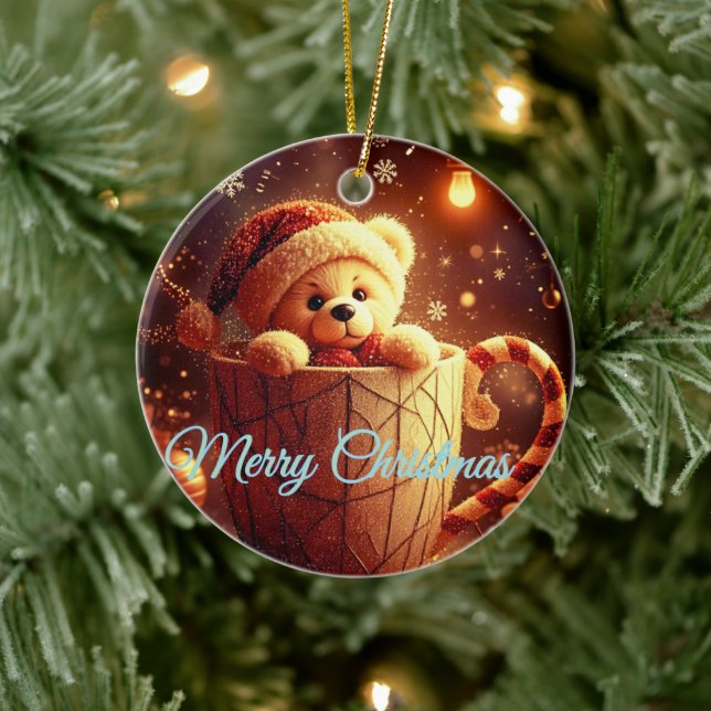 Christmas Card Ceramic Tree Decoration (Tree)