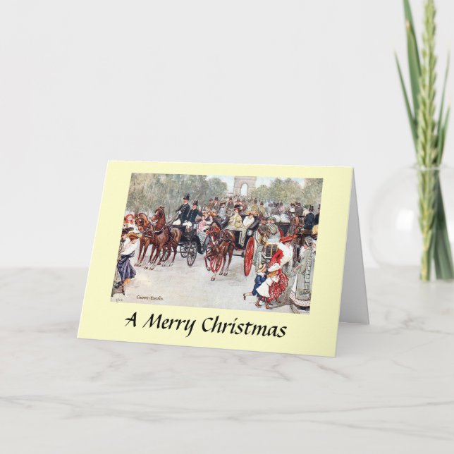 Christmas Card - Champs-Élysées, Paris (Front)