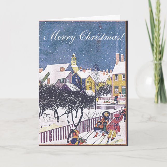 Christmas card - Dec 1925 Woman's World Cover (Front)