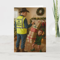 Christmas card - Elf & Safety