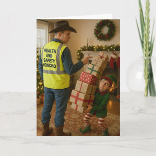 Christmas card - Elf & Safety
