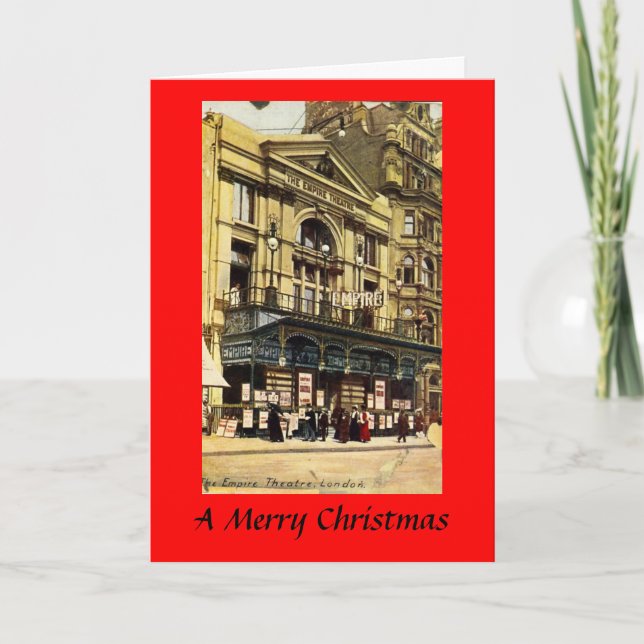 Christmas Card - Empire Theatre, Leicester Square (Front)