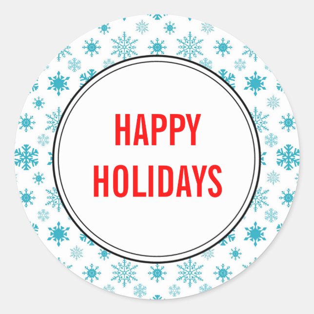 Christmas Card Envelope Seals (Front)