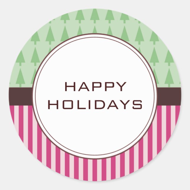 Christmas Card Envelope Seals (Front)