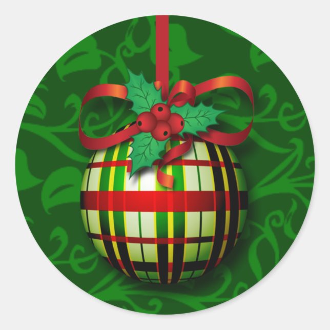 Christmas Card Envelope Seals | Christmas Gifts (Front)