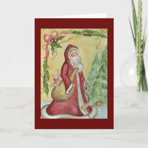 Christmas Card Father Christmas Santa