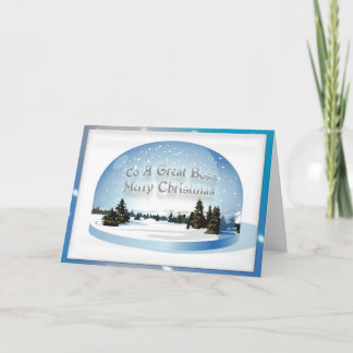 Christmas Card For Boss