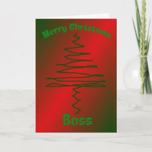 Christmas Card For Boss